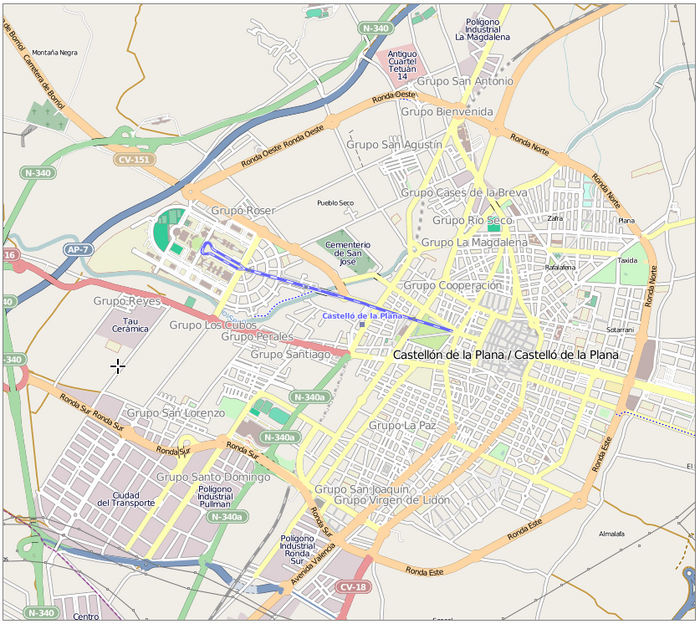 La Universitat Jaume I en Open Street Maps